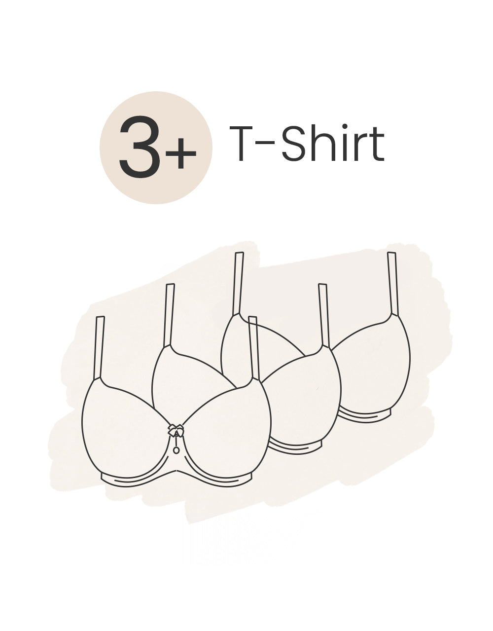 T-Shirt-BH-Set 3+