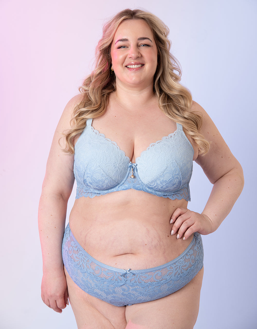 High-Panty-Set 2x "True Luna" ombré sky