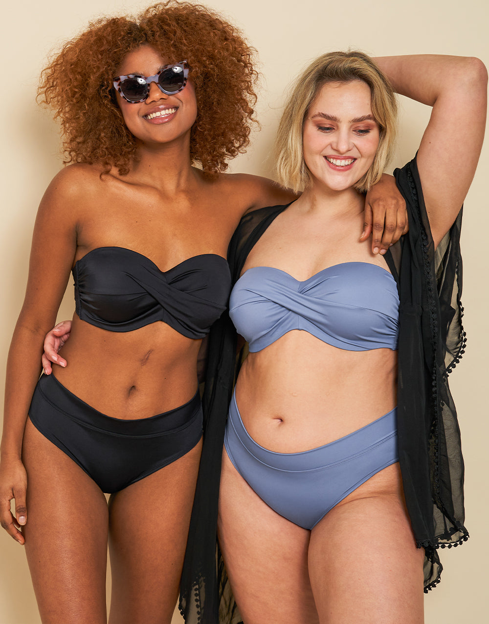 Multiway-Bikini-Top "Monaco" black