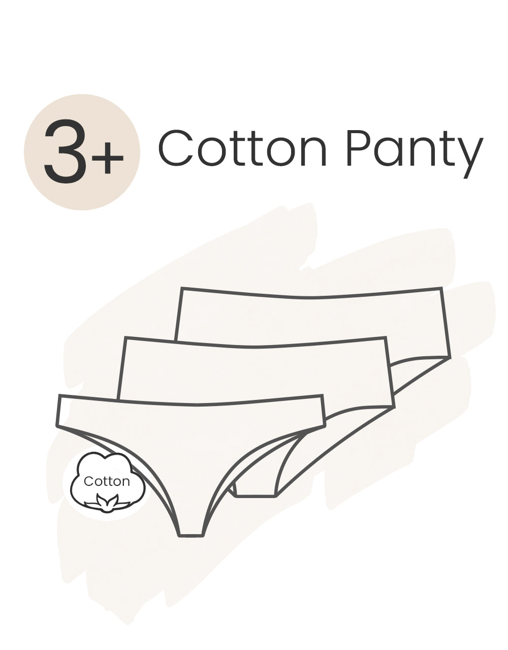 Höschen-Set 3+ "Cotton Basic"