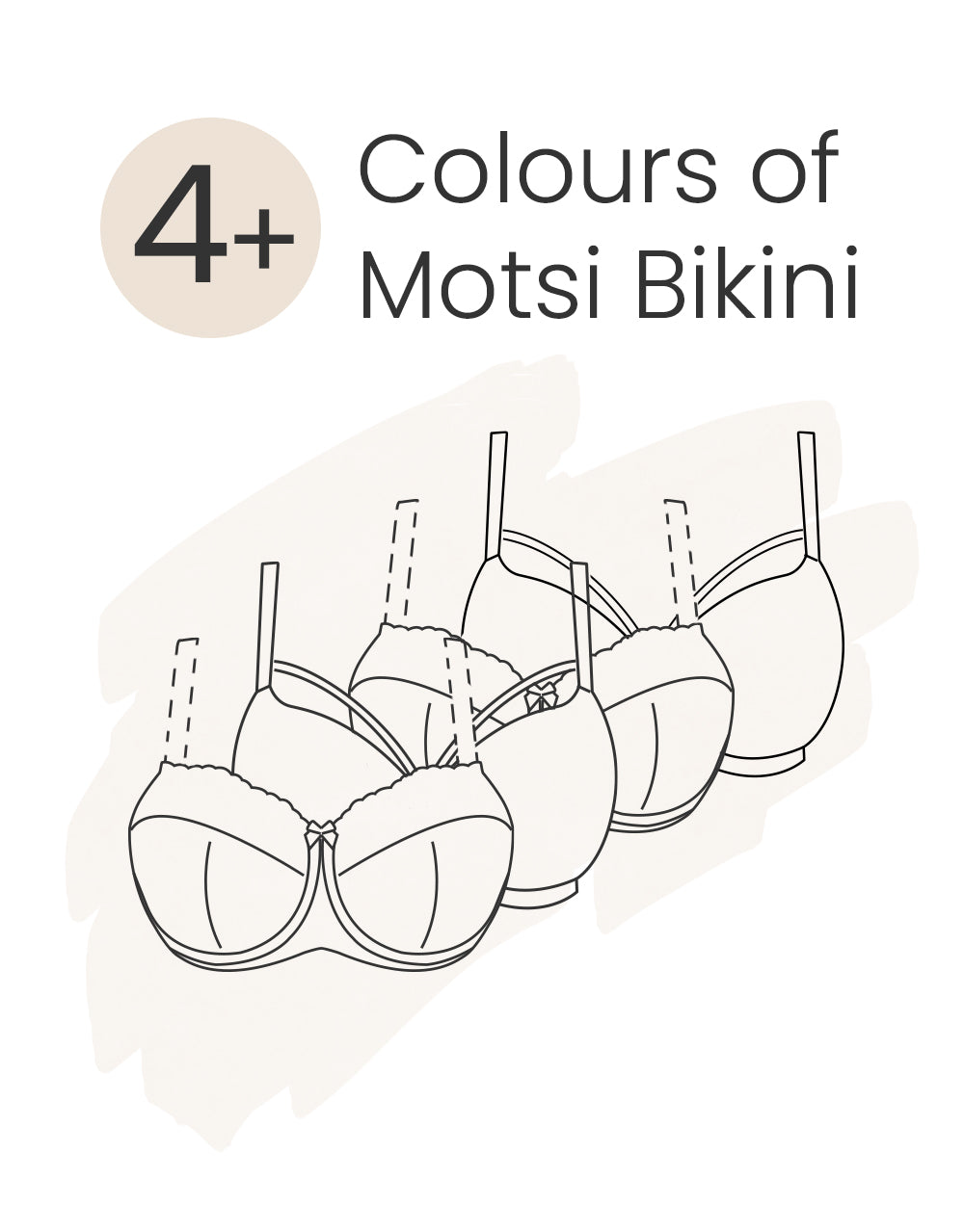 4+ Colours of Motsi Swimwear