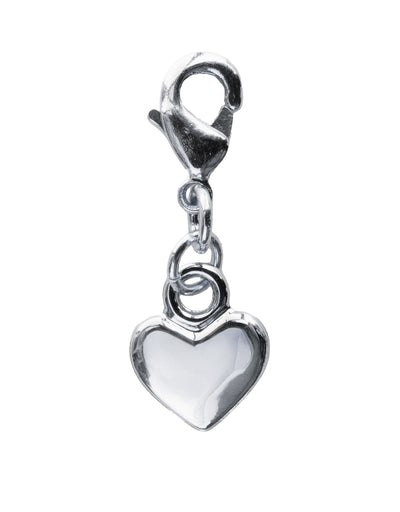 Bra Charm Silver Heart
