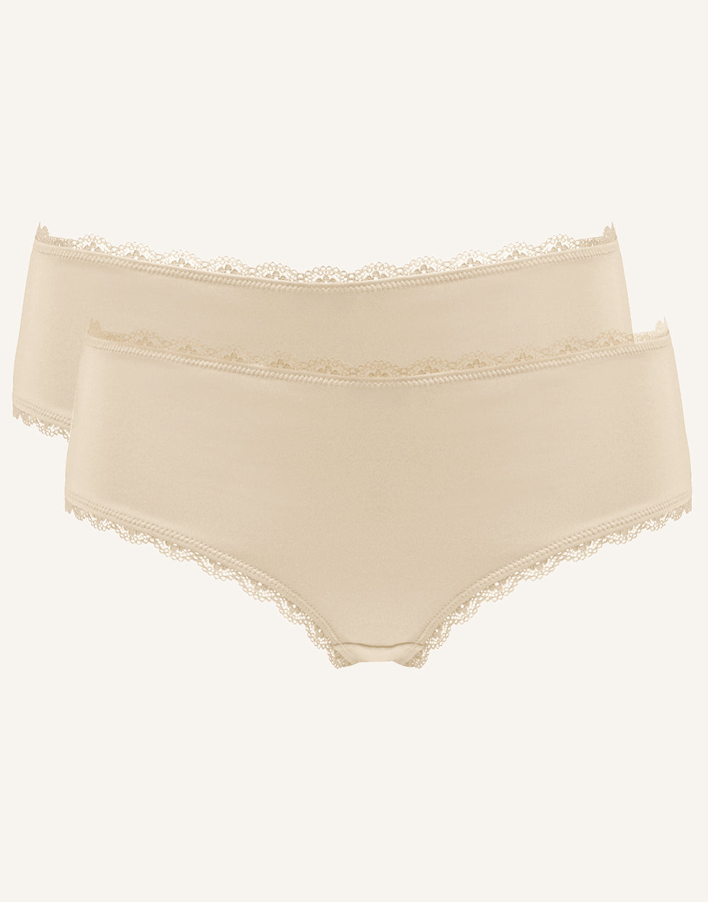 Panty-Set 2x Basic Pale