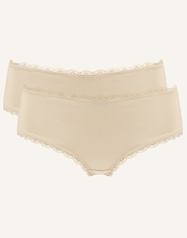 Panty-Set 2x "Basic" pale