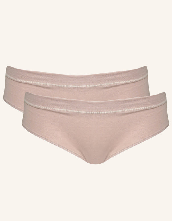 Panty-Set 2x "Cotton Basic" cappuccino