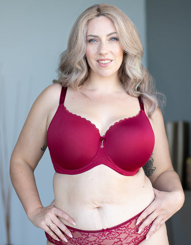 BH "Pure Conscious Strappy" bordeaux