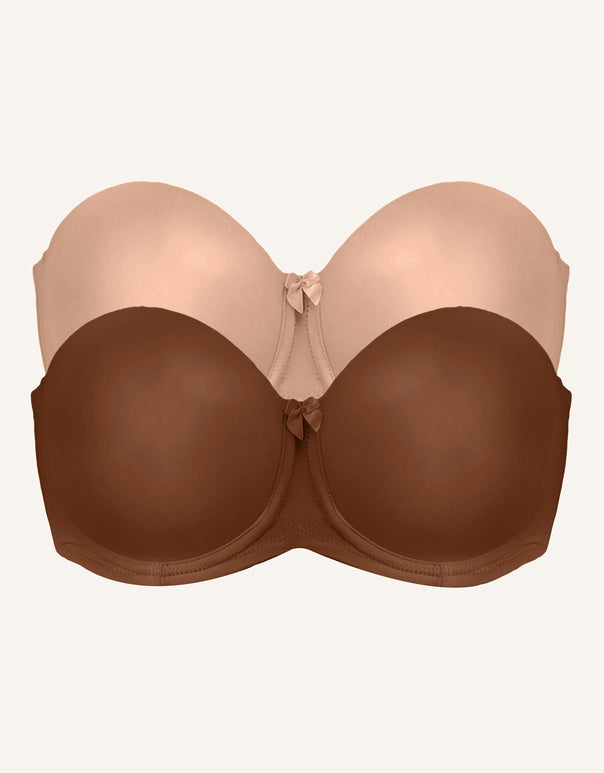 BH-Set 2x Liberty Conscious Mousse/Cappuccino