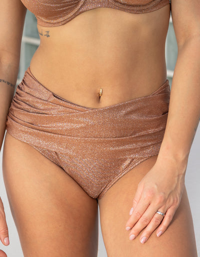 Bikini-High-Panty Valencia Glam Bronze