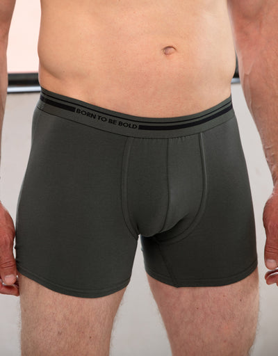 Boxershorts-Set Olive/Black
