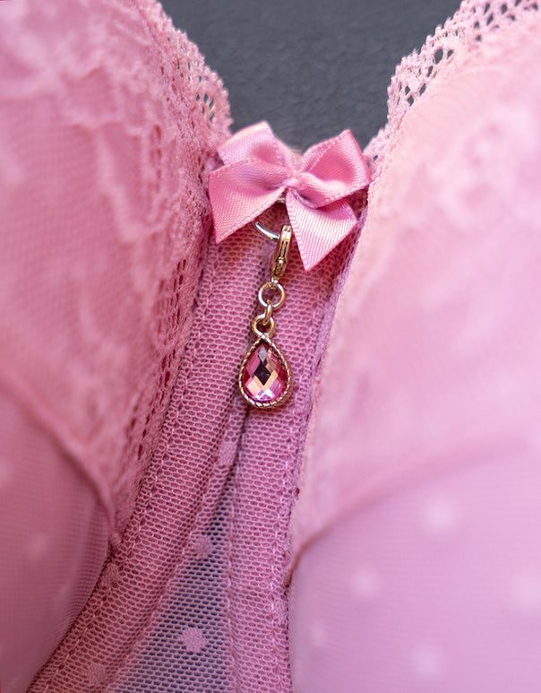 Bra Charm Jewel Rose