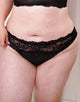 Brazilian-Slip "Eliana Satin" black