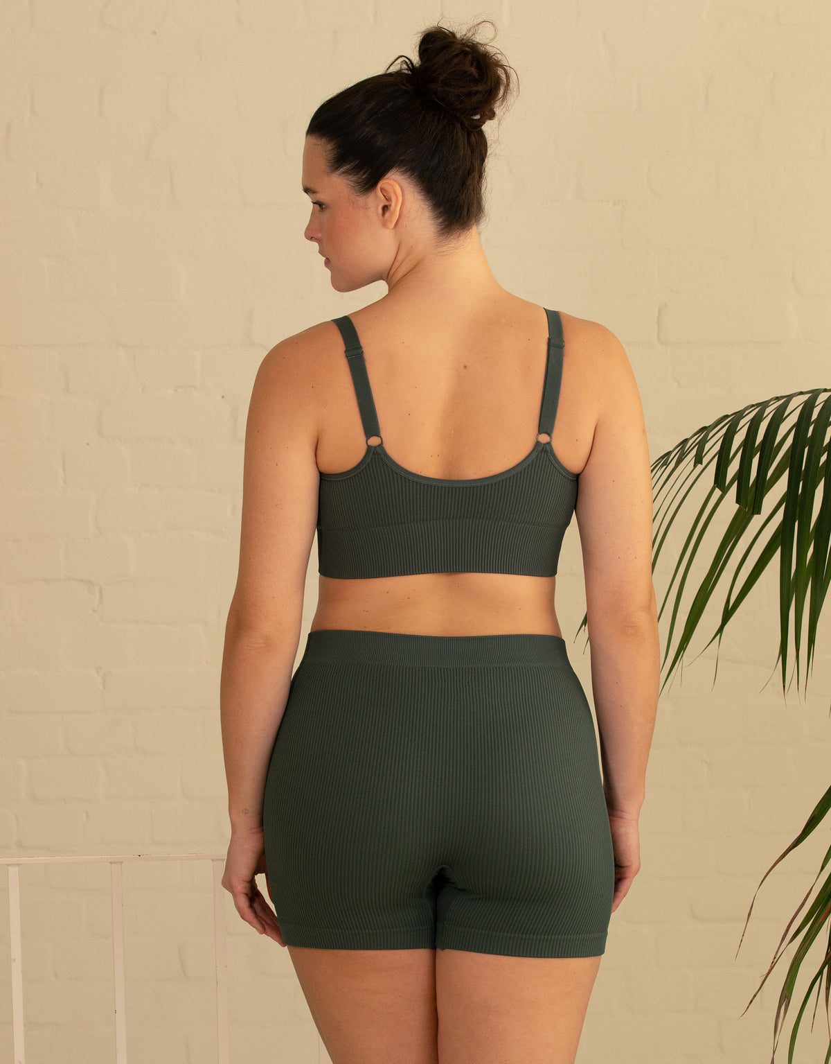 Bustier-Set 2x "Freeda" olive