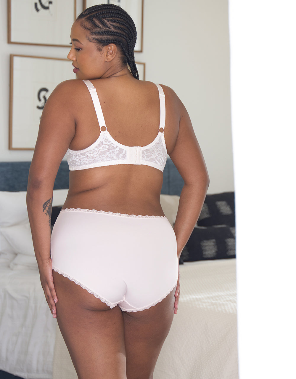 High-Panty-Set 2x "Basic" powder