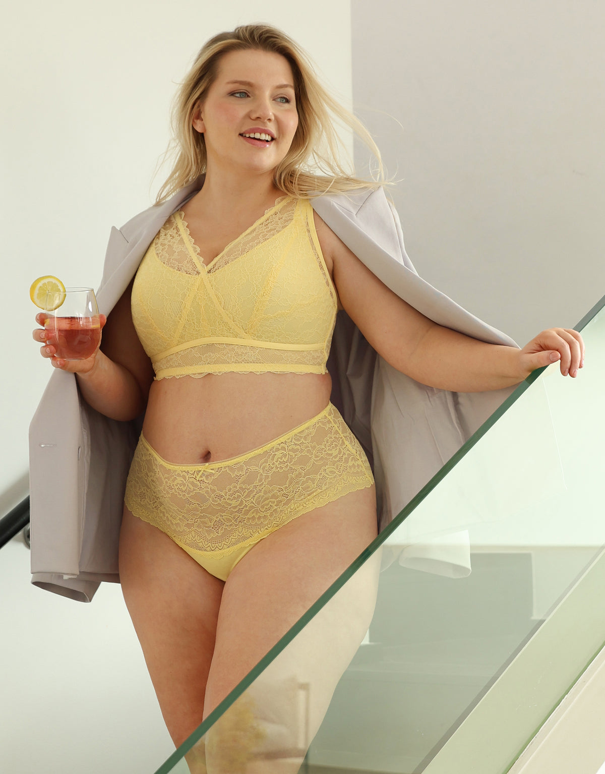 High-String-Set 2x Lace Basic Butter