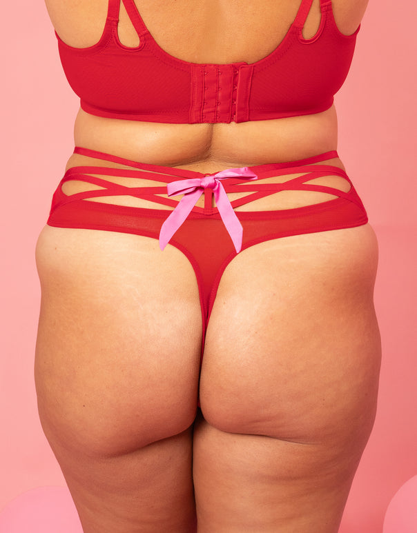 High-String Chérie Red/Pink