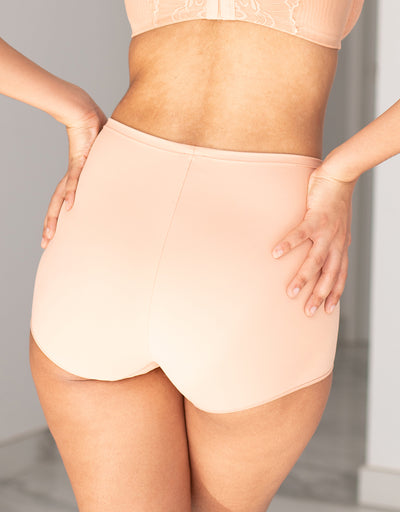 High-Waist-Shorts "Basic" cappuccino