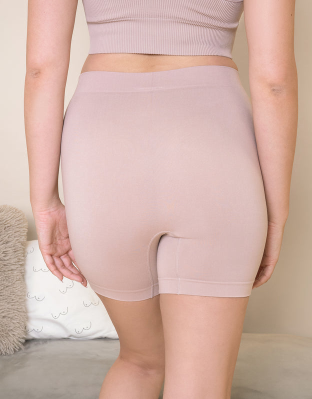 High-Waist-Shorts Freeda Bamboo Taupe