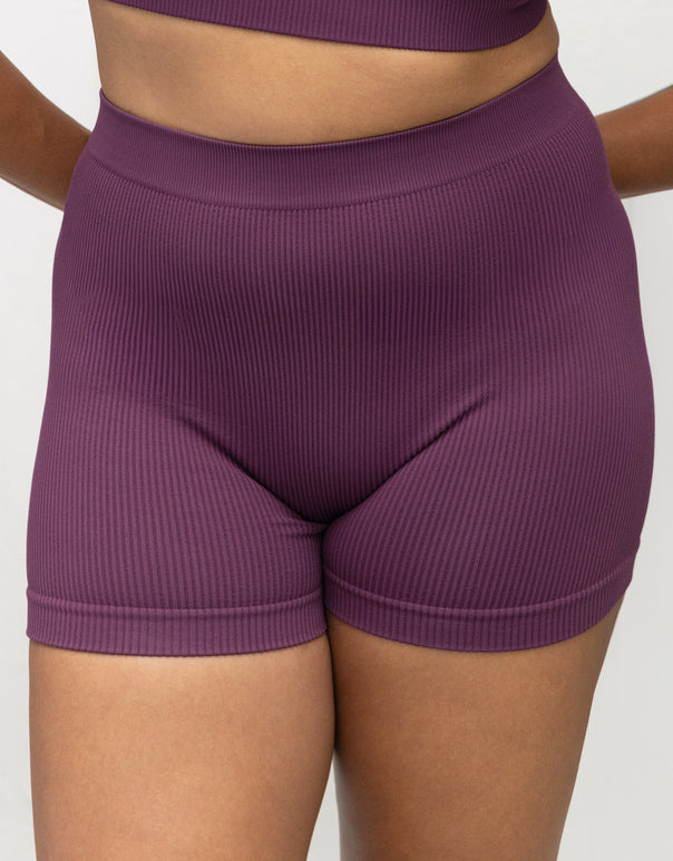 High-Waist-Shorts Freeda Cassis