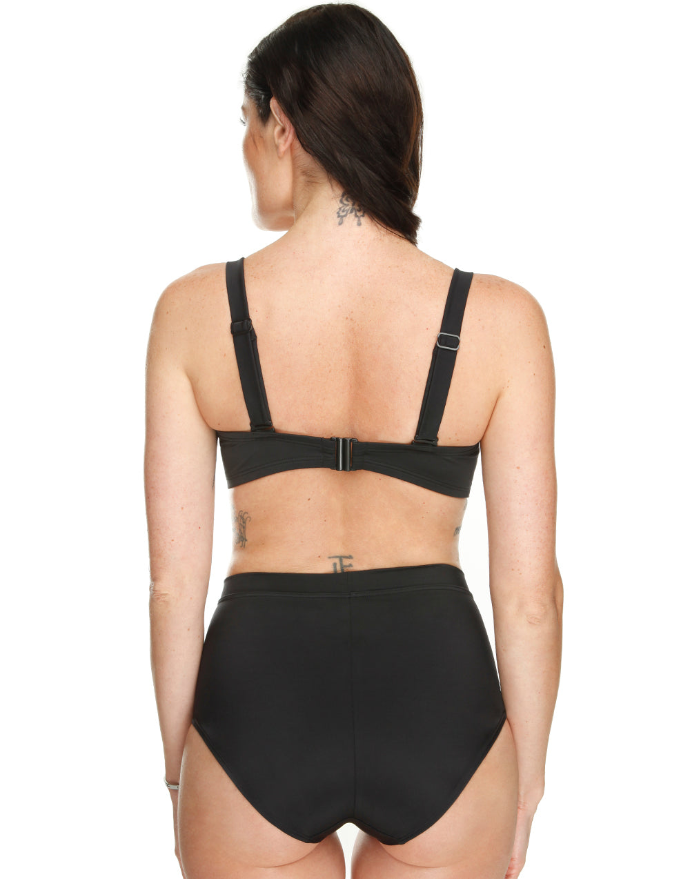 Bikini-High-Waist-Panty "Monaco" black