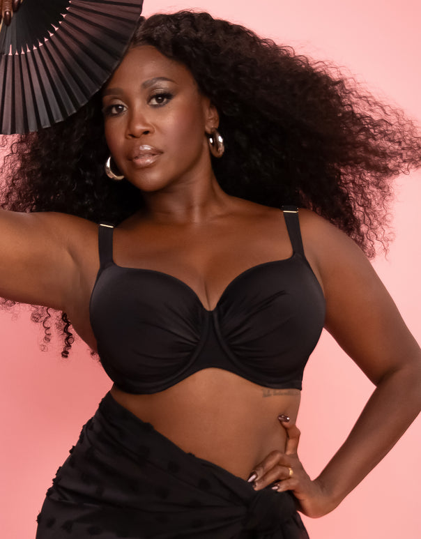 Moulded Bikini Top Valencia Chic Black