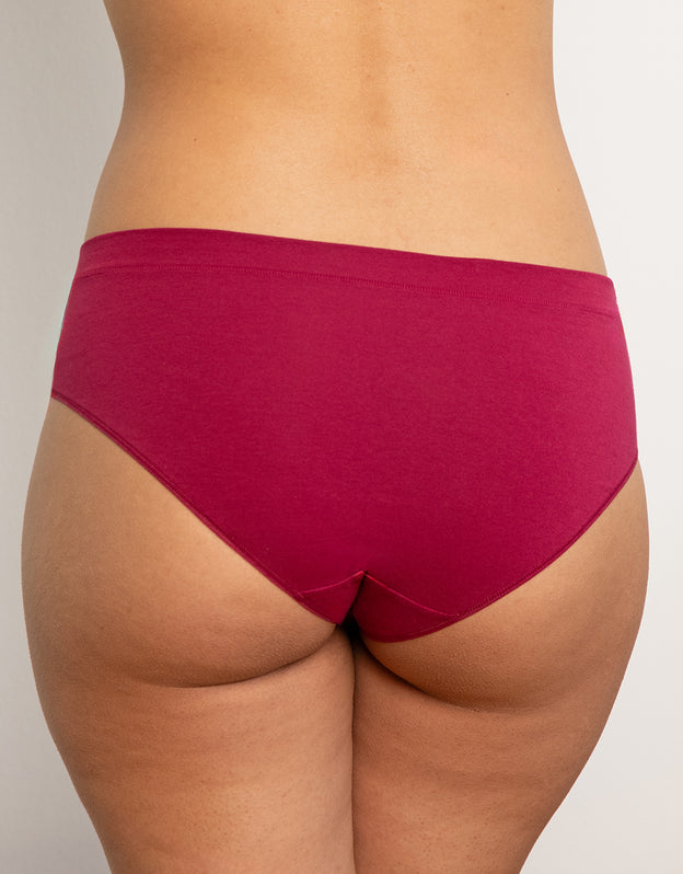 Panty "Cotton Basic" bordeaux