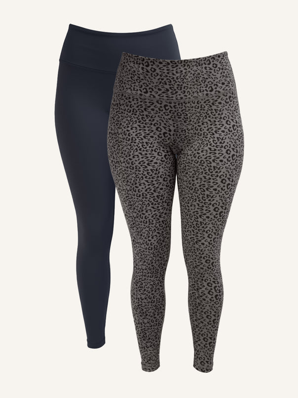 Leggings-Set 2x Jive black/leo