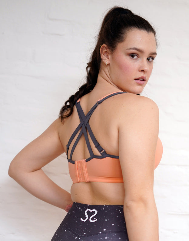 Sport-BH "Motion" coral/grey