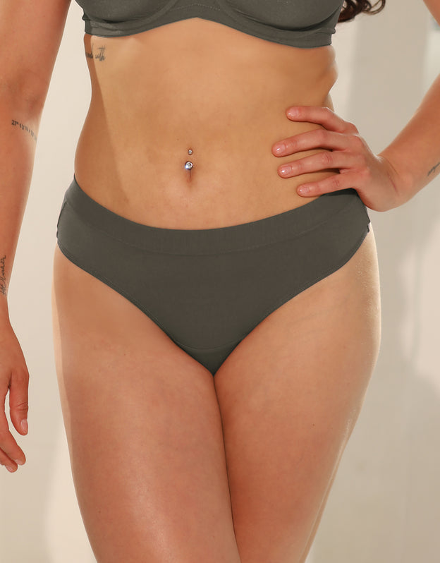 String-Set 2x "Cozy Basic" olive